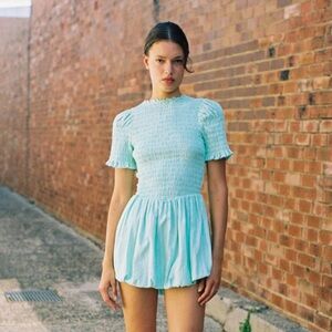 Bubble Dress in Mint | Apres Studio | Small
